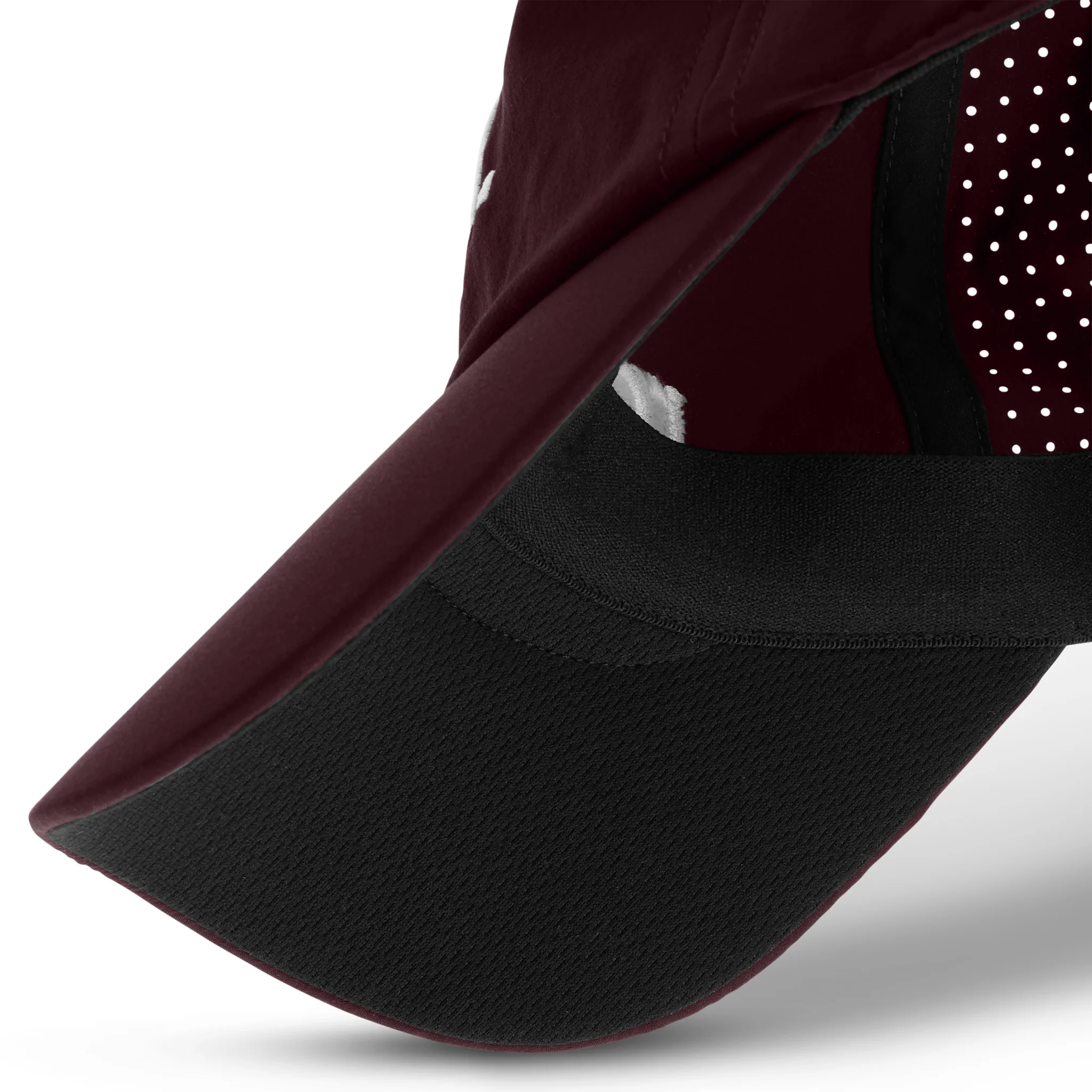 grid cap burgundy - Image 4